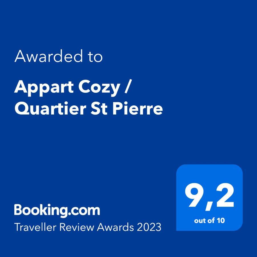 Appart Cozy / Quartier St Pierre Bordéus Exterior foto